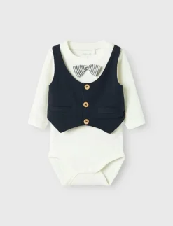 Barn name it Set|NBMADAM LS BODY SET NOOS - Set med body