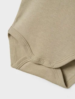 name it NBMBODY 3P SS ELEPHANT NOOS - Långärmad body|Barn Flerpack|Bodies