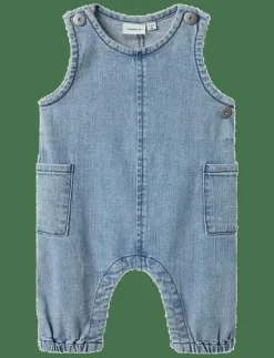 Barn name it Bodysuits|NBMFRED BAG R DNM OVERALL 2102-VE F - Kortärmad bodysuit