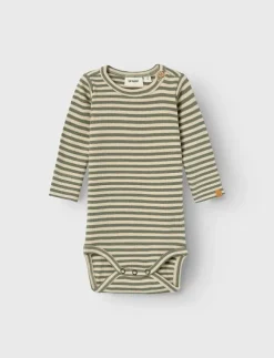 Lil'Atelier NBMGAGO LS SLIM BODY LIL NOOS - Långärmad body|Barn Bodies