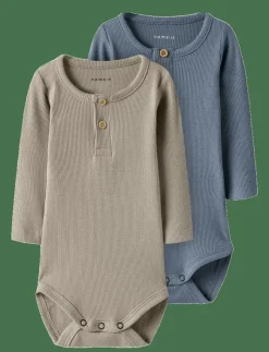 Barn name it Bodies|NBMKAB 2P LS BODY NOOS - Långärmad body
