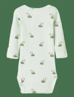 Lil'Atelier NBMLAVO ENK LS SLIM BODY LIL - Långärmad bodysuit|Barn Bodysuits