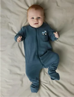 name it NBMNIGHTSUIT 2P ZIP FF JET TRACTOR NOOS - One-sie|Barn Sovplagg