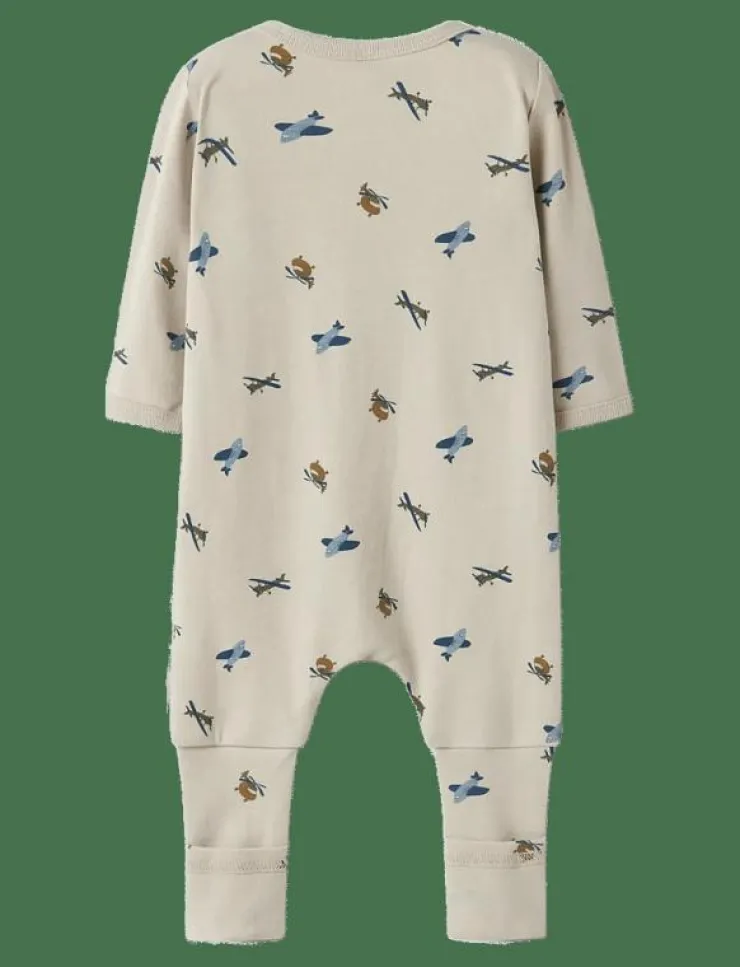 Barn name it Sovplagg|NBMNIGHTSUIT ZIP FF AIRPLANE NOOS - One-sie