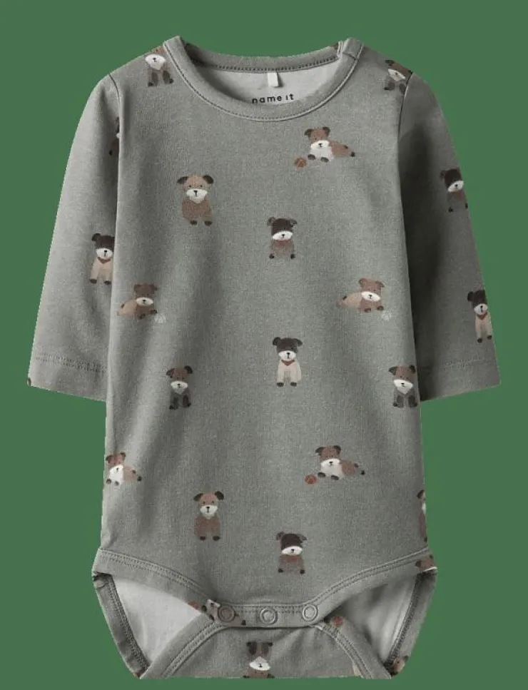 name it NBMTUSHER LS BODY - Långärmad bodysuit|Barn Bodysuits