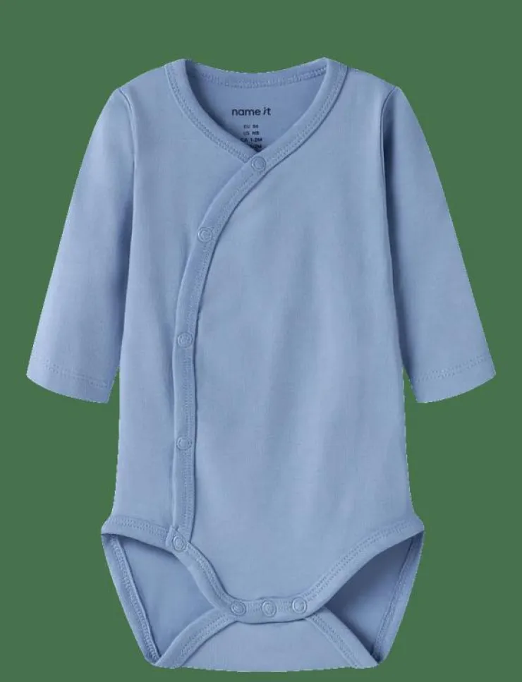 name it NBMVROLLE LS WRAP BODY - Långärmad bodysuit|Barn Bodysuits