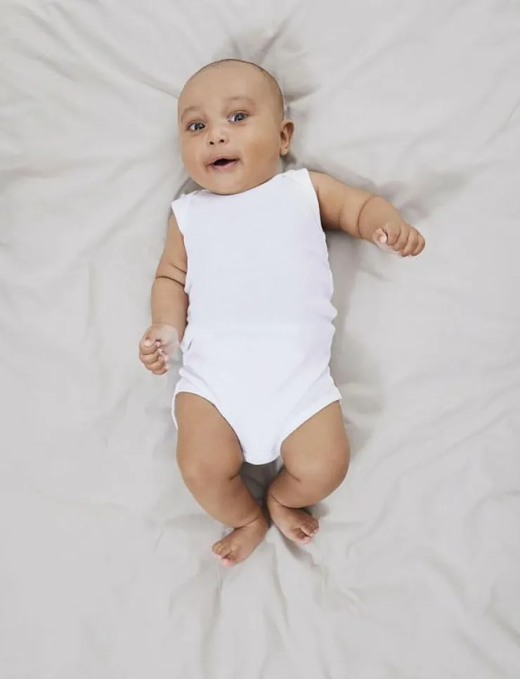 Barn name it Bodies|NBNBODY 3P TANK SOLID WHITE 3 NOOS - Ärmlös body