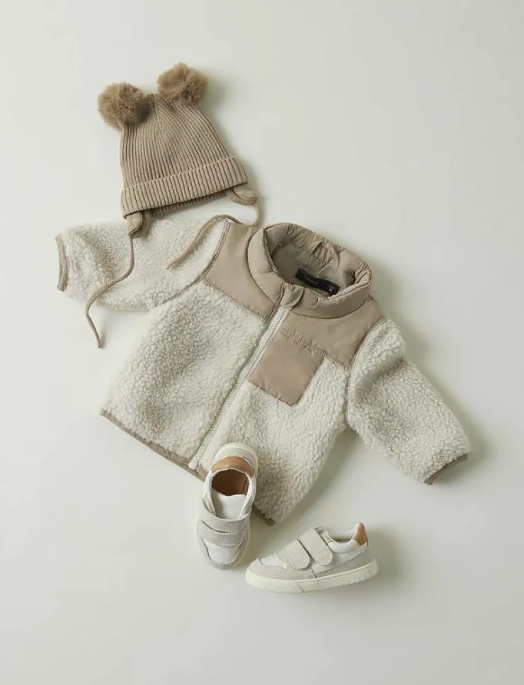 Barn name it Fleecekläder|NBNMOSIE TEDDY JACKET1 - Jackor