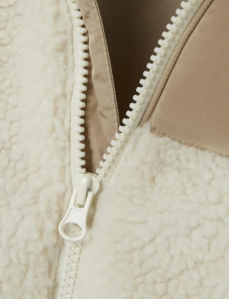 Barn name it Fleecekläder|NBNMOSIE TEDDY JACKET1 - Jackor