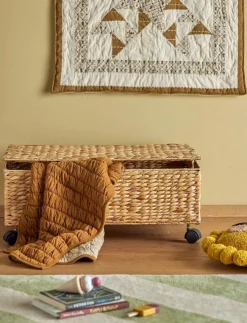 Bloomingville Nelas Basket w/Lid - Förvaringskorgar|Barn Inredning|Inredning