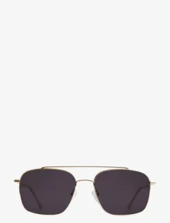 Corlin Eyewear Nicki Gold Black - Square Frame|Kvinnor Solglasögon