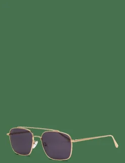 Corlin Eyewear Nicki Gold Black - Square Frame|Kvinnor Solglasögon