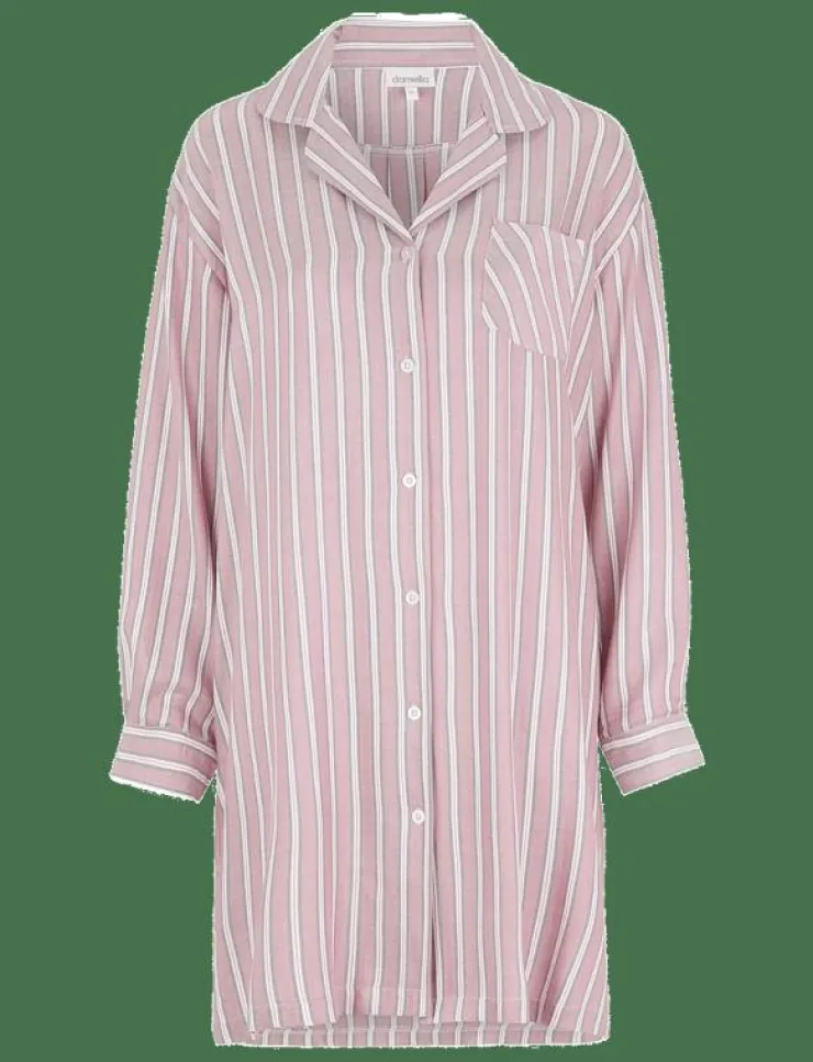 Damella of Sweden Nightdress long sl - Nattlinnen|Kvinnor Pyjamas & Loungewear