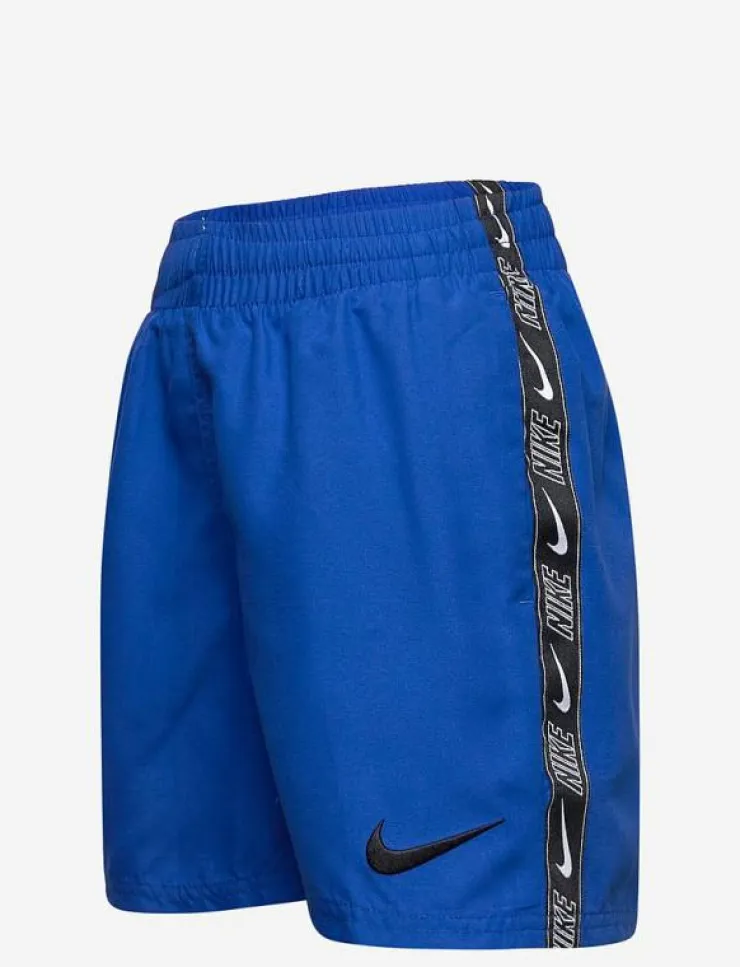 NIKE SWIM Nike Logo Tape Lap 4" Volley Short - Badbyxa|Barn Badkläder