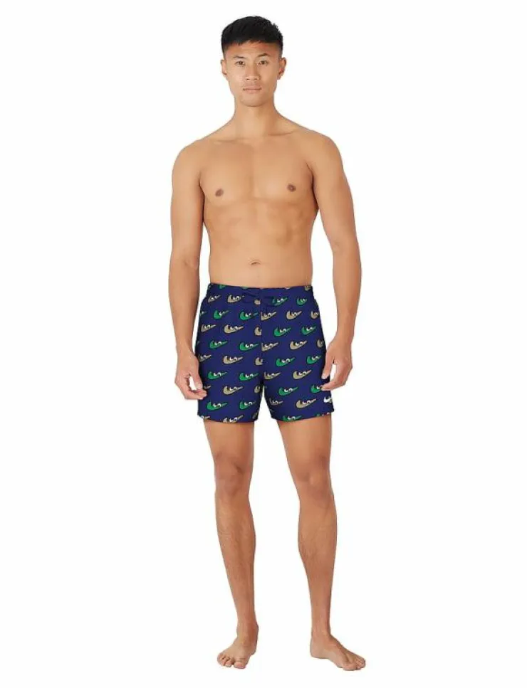 NIKE SWIM Badshorts|Nike Multi Print 5" Volley Short - Badbyxor