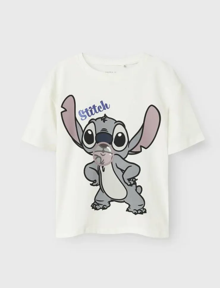name it NKFAKUN STITCH SS NREG TOP BOX NOOS WDI - Kortärmade|Barn Basplagg