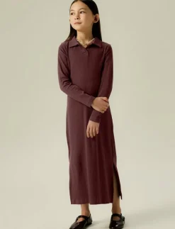 Barn name it Klänningar & Kjolar|NKFKISSIA LS SLIM MAXI DRESS - Långärmade vardagsklänningar