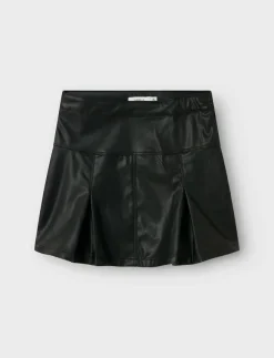 Barn name it Klänningar & Kjolar|NKFLINKA PU SKIRT - Kort kjol