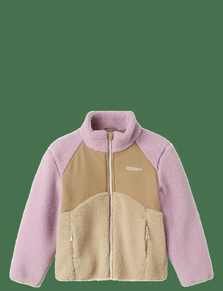 name it NKFMONICA TEDDY JACKET BLOCK1 - Jackor|Barn Fleecekläder