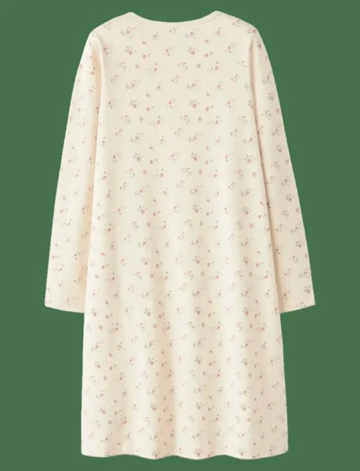 name it NKFNIGHTGOWN FLOWER NOOS - Nattlinnen|Barn Sovplagg