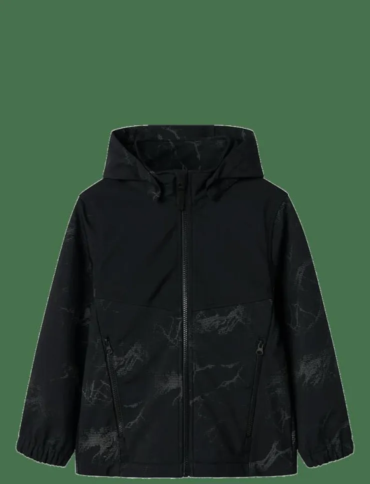 Barn name it Softshells|NKMALFA08 SOFTSHELL JACKET REF AOP FO - Jackor