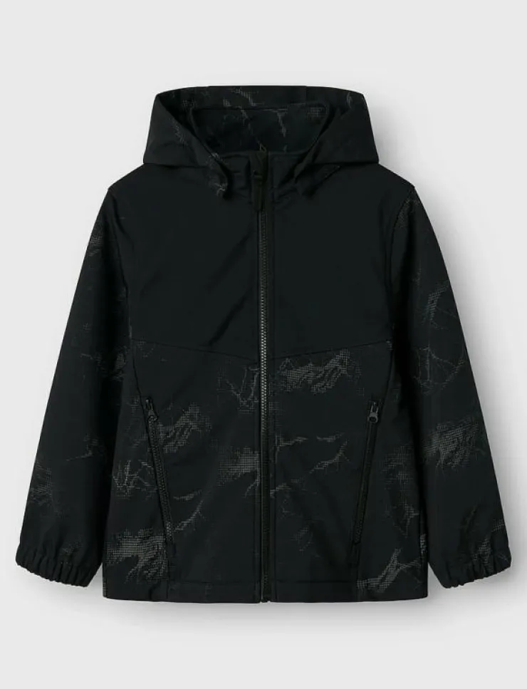 Barn name it Softshells|NKMALFA08 SOFTSHELL JACKET REF AOP FO - Jackor