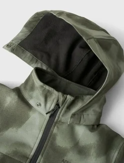 Barn name it Skalkläder|NKMALFA08 SOFTSHELL JACKET BLOCK AOP FO - Skaljacka