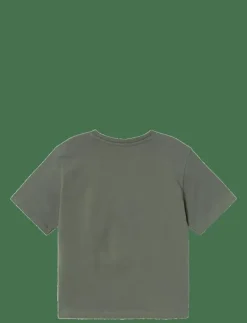 name it NKMAROS BOREDOFD SS NREG TOP BOX SKY - Kortärmade|Barn Överdelar