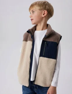 Barn name it Västar|NKMMONICO TEDDY VEST - Väst