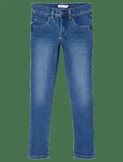 Barn name it Basplagg|Nederdelar|NKMSILAS XSLIM JEANS 2002-TX NOOS - Skinny jeans