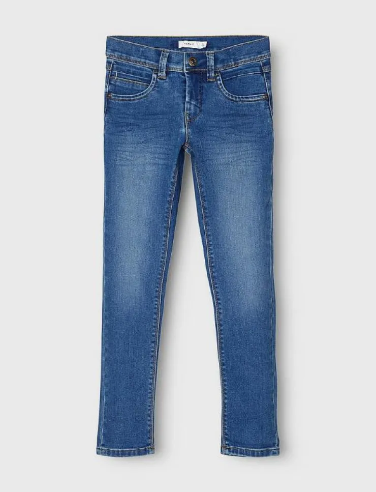 Barn name it Basplagg|Nederdelar|NKMSILAS XSLIM JEANS 2002-TX NOOS - Skinny jeans