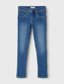 Barn name it Basplagg|Nederdelar|NKMSILAS XSLIM JEANS 2002-TX NOOS - Skinny jeans