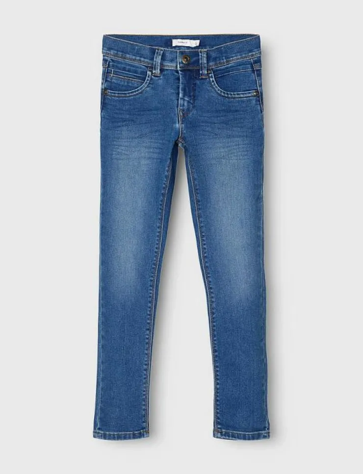 Barn name it Basplagg|Nederdelar|NKMSILAS XSLIM JEANS 2002-TX NOOS - Skinny jeans