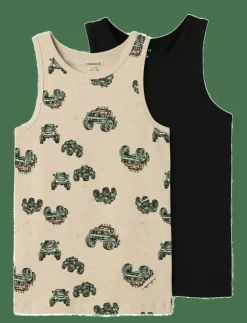 name it NKMTANK TOP 2P MONSTER TRUCK NOOS - Överdelar|Barn Flerpack|Underkläder