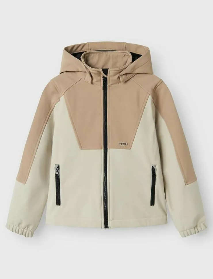 Barn name it Softshells|NKNALFA08 SOFTSHELL JACKET BLOCK FO - Jackor