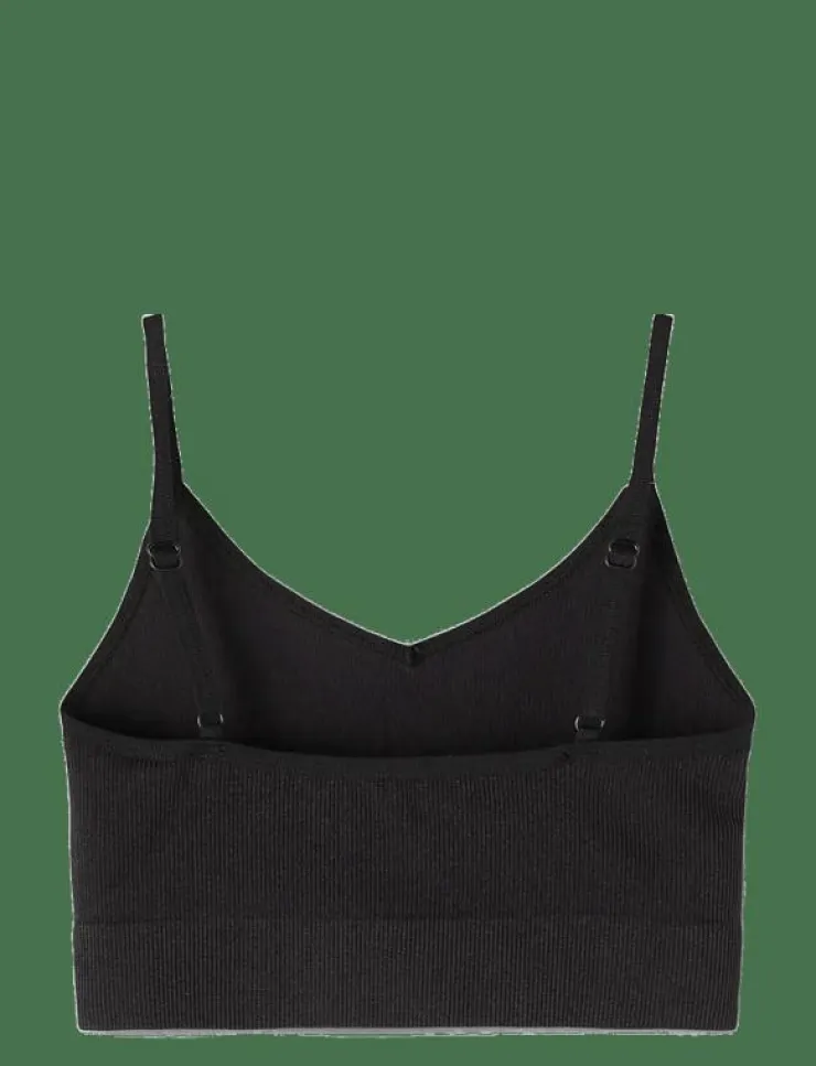 Barn LMTD Flerpack|Basplagg|NLFKAILEY RIB BRALETTE 2PACK NOOS - Överdelar