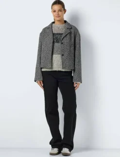 NOISY MAY NMDALICIA L/S SHORT JACKET - Ulljackor|Kvinnor Jackor & Kappor