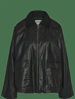 NOISY MAY NMDRAKE L/S COATED JACKET - Skinnjackor|Kvinnor Jackor & Kappor