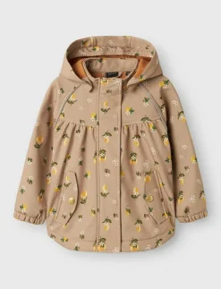 name it NMFALFA08 SOFTSHELL ASHAPE JACKET FO - Jackor|Barn Softshells
