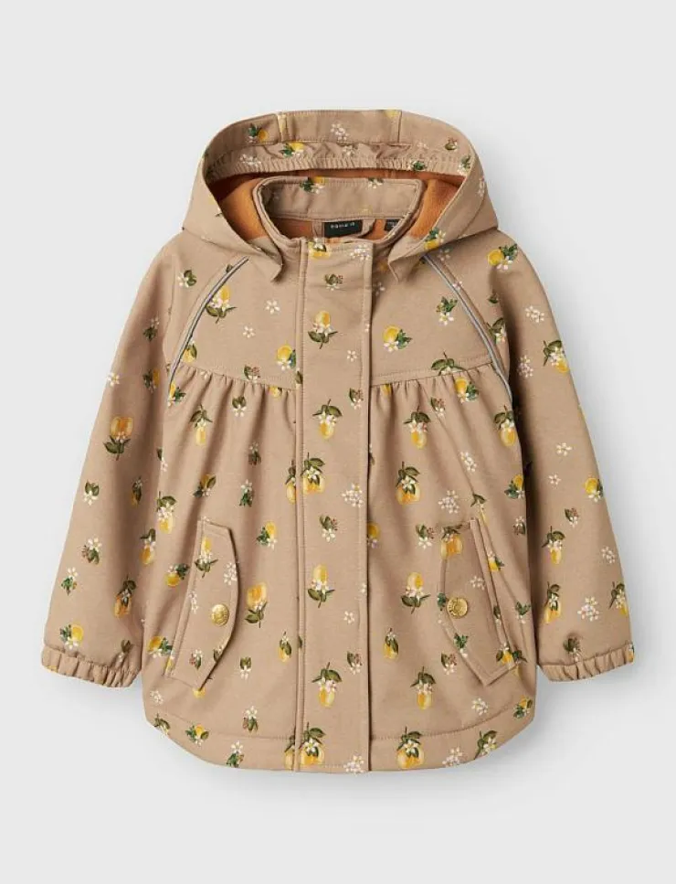 name it NMFALFA08 SOFTSHELL ASHAPE JACKET FO - Jackor|Barn Softshells