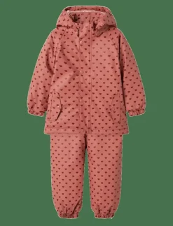 Lil'Atelier NMFLADRY10 SET AOP FO LIL - Regnställ|Barn Regnkläder