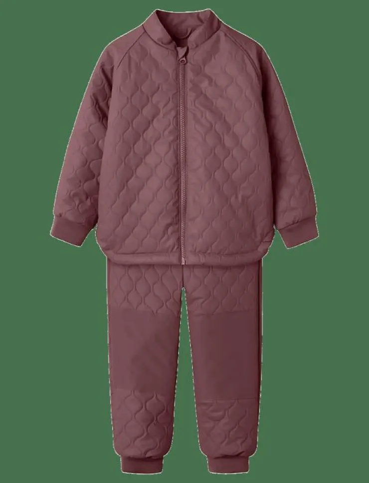 name it NMFMUD RUB QUILT SET SOLID FO - Termoställ|Barn Termokläder