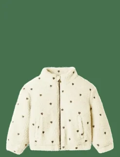 Barn Lil'Atelier Fleecekläder|NMFNALO SHERPA LOOSE JACKET LIL - Jackor