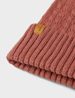 Barn Lil'Atelier Mössor|NMFNALU KNIT HAT1 LIL - Mössor