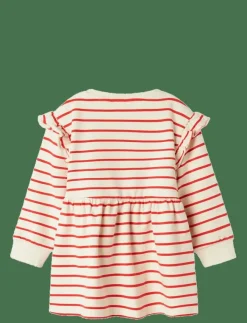 name it NMFTORINA NREG SWE DRESS BRU PB - Långärmade vardagsklänningar|Barn Klänningar & Kjolar