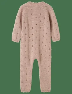 Barn name it Bodysuits|NMFWRILLA WOOL LS KNIT SUIT - Långärmad bodysuit