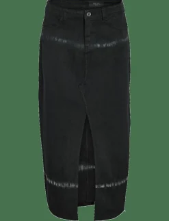NOISY MAY NMKATH NW TIE DIE LONG SKIRT VI490BL - Maxikjolar|Kvinnor Kjolar