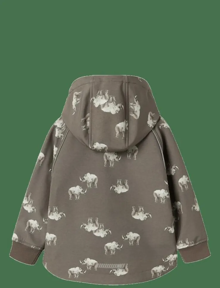 Barn name it Softshells|NMMALFA08 SOFTSHELL JACKET AOP FO - Jackor