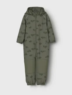 name it NMMALFA08 SOFTSHELL SUIT AOP 1FO NOOS - Overaller|Barn Overaller