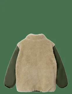 name it NMMMAGNUS SHERPA JACKET REV - Jackor|Barn Fleecekläder